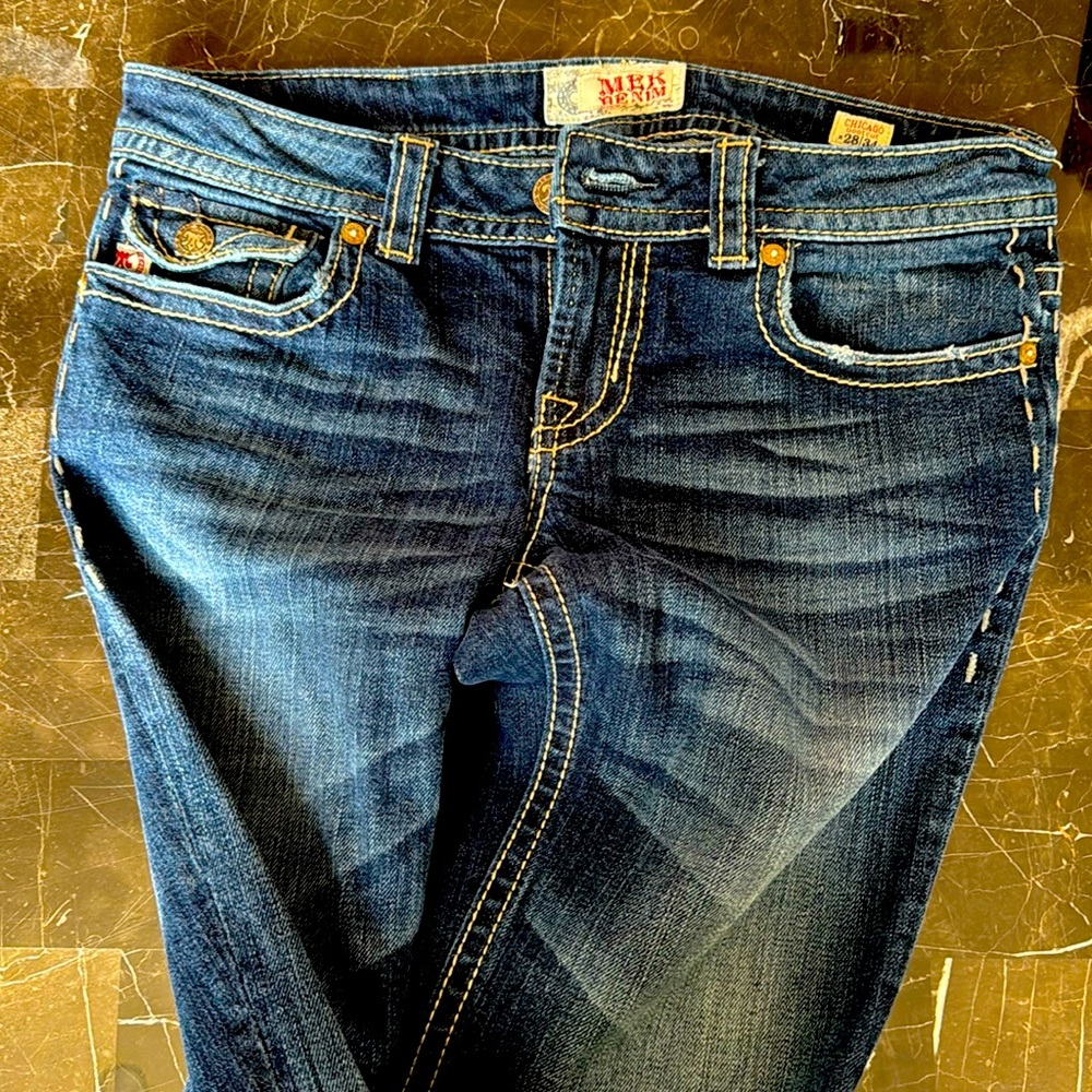MEK Denim Chicago Boot Cut Jeans Size W28 L34